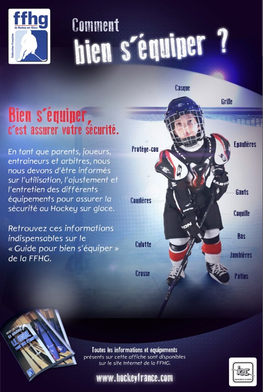 équipement joueur hockey sur glace